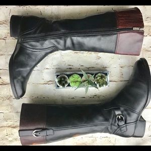 Ariat Black and Brown Equestrian Style Boot EUC